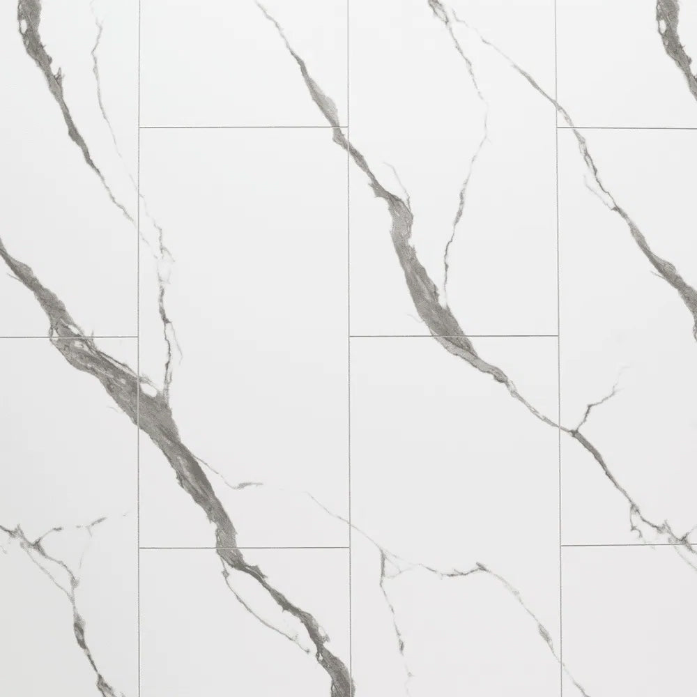 AquaGen White Marble (Vertical Tile) - Single Panel