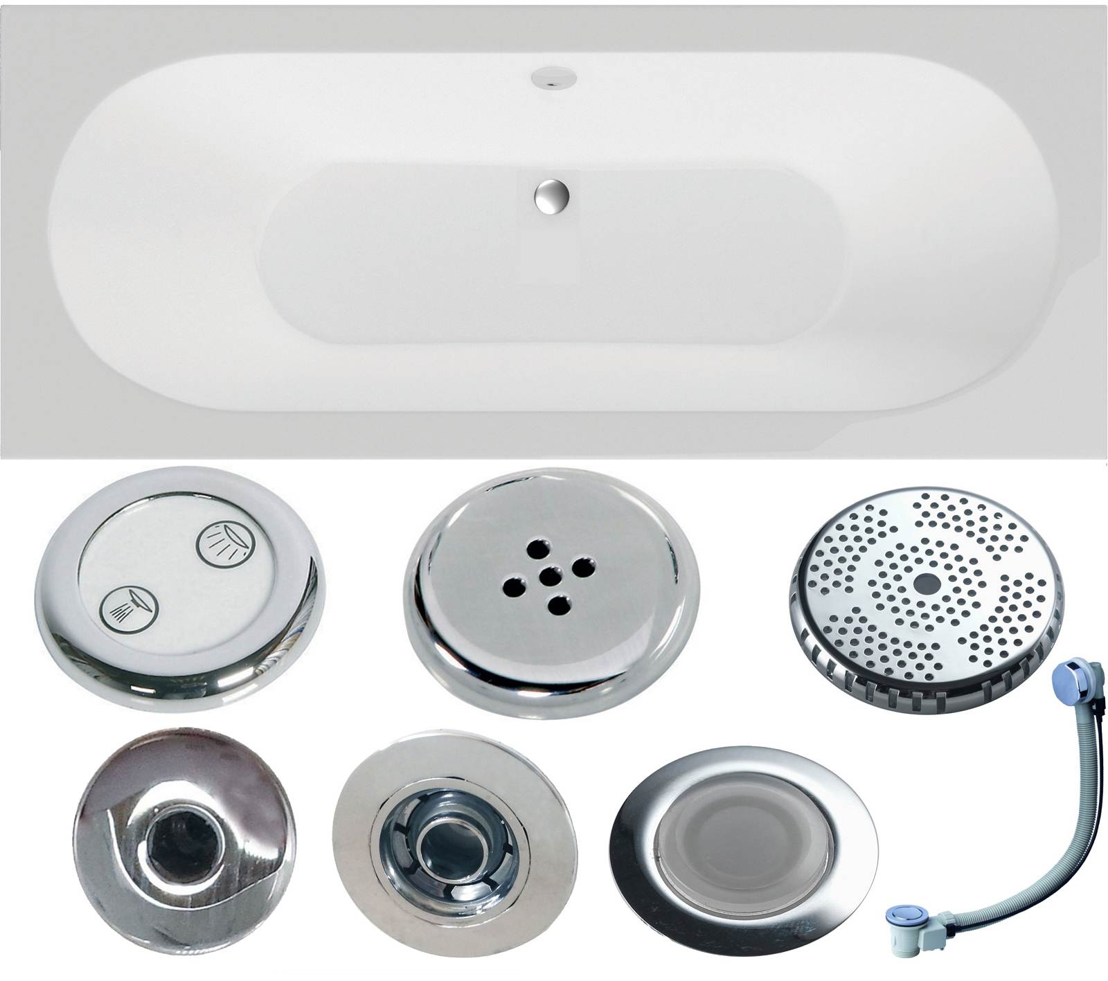 Alaska Single Ended Bath - Whirlpool Option 6