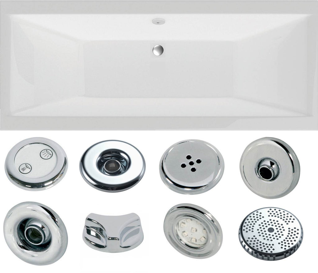 Arizona Double Ended Bath - Whirlpool Option 3