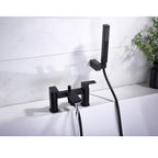 Bedgebury Deck Mounted Bath Shower Mixer Matt Black