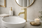 Roca Ona Basin Mixer Smooth Body with Cold Start