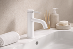 Roca Ona Basin Mixer Smooth Body with Cold Start