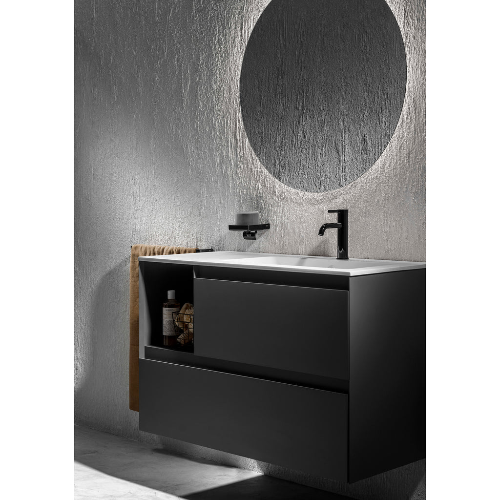 Roca Ona Basin Mixer Smooth Body with Cold Start