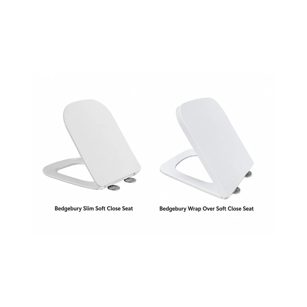 Bedgebury Square Rimless Close Coupled WC with Cistern – Open Back