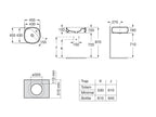 Roca Beyond Over Countertop Basin 455 x 455 x 160mm