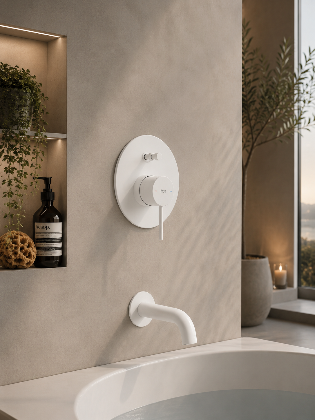 Roca Ona Built-in Mixer (2 outlets)