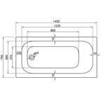 Carolina Whirlpool Bath - Option 6