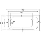 Carolina Whirlpool Bath - Option 6