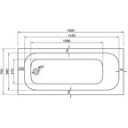 Carolina Whirlpool Bath - Option 6