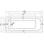 Carolina Whirlpool Bath - Option 6
