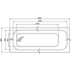 Carolina Whirlpool Bath - Option 6