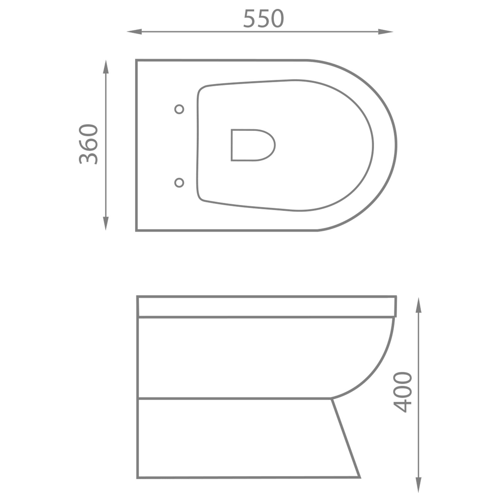 Carolina Back-to-Wall Pan & Soft Close Seat