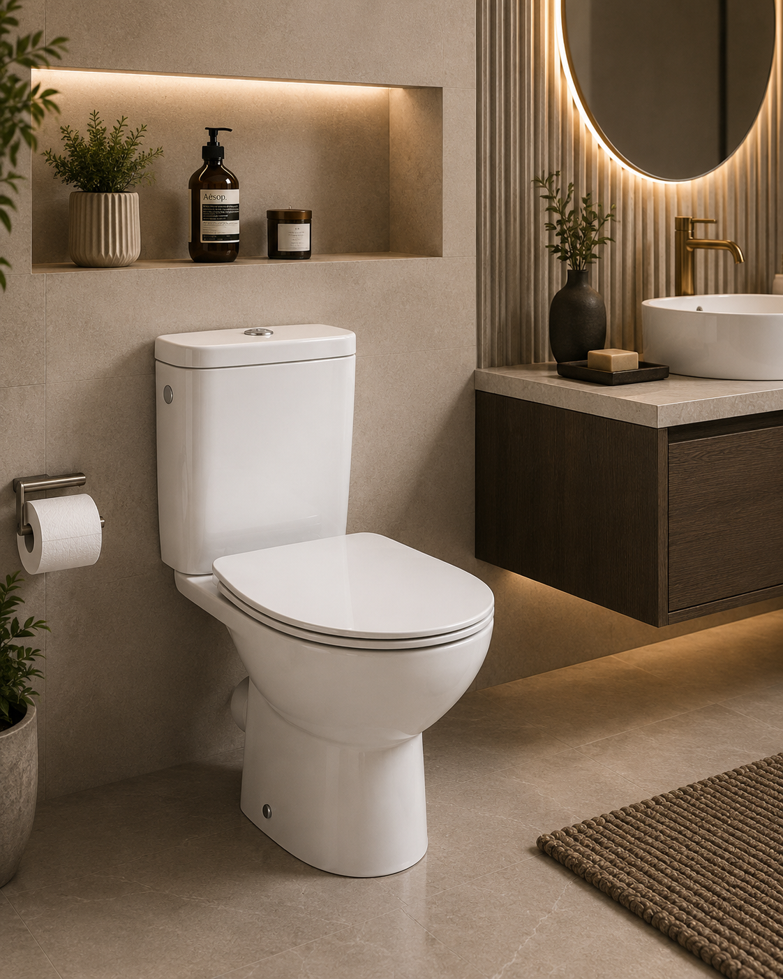 Roca Victoria Rimless Close Coupled Pan