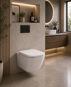 Roca The Gap Square Rimless Wall Hung Pan