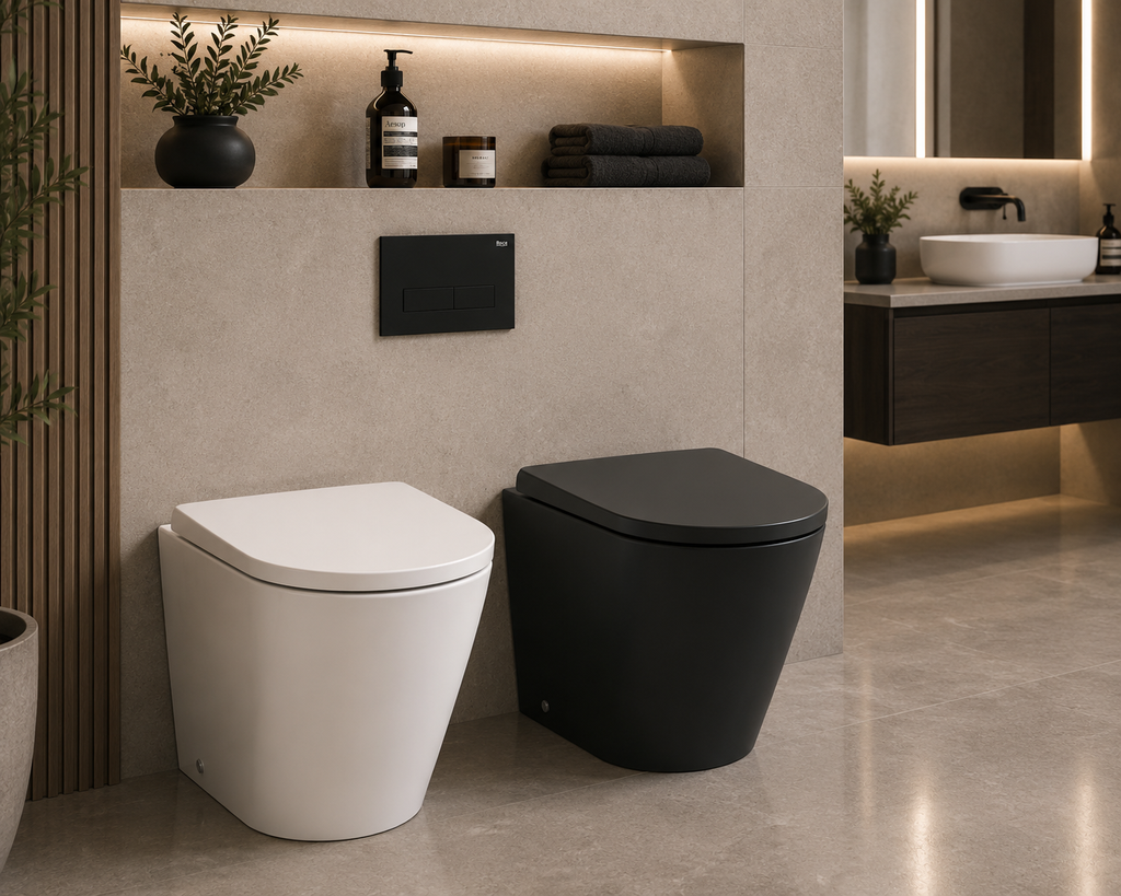 Roca Ona Rimless Back to Wall Pan