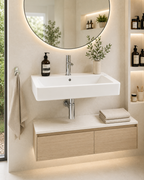 Roca Ona Compact 450 x 360mm 1 Tap Hole Basin