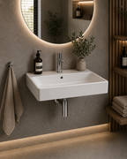 Roca Ona 600 x 460mm 1 Tap Hole Basin