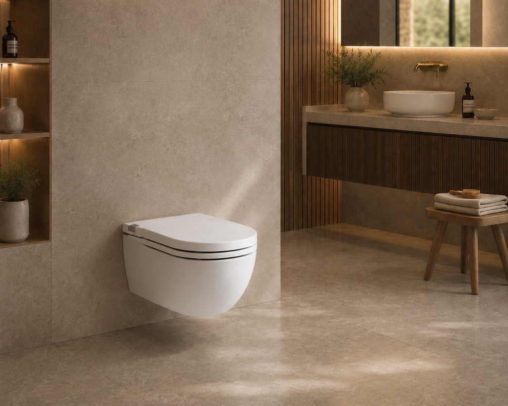 Roca IN-TANK - Wall Hung Toilet with Integrated Cistern - Includes "L" Type Support for Stud Walls