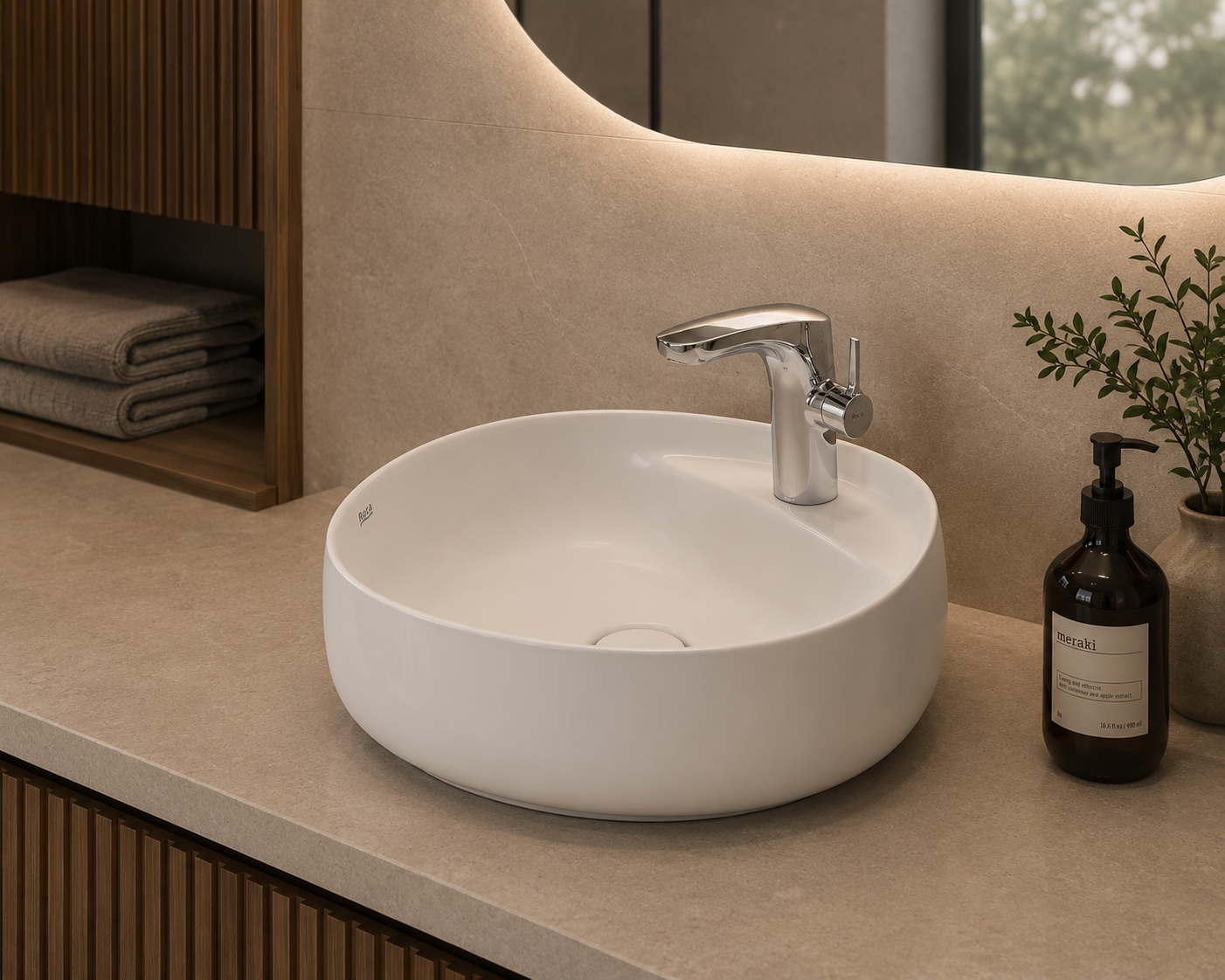 Roca Beyond Over Countertop Basin 455 x 455 x 160mm
