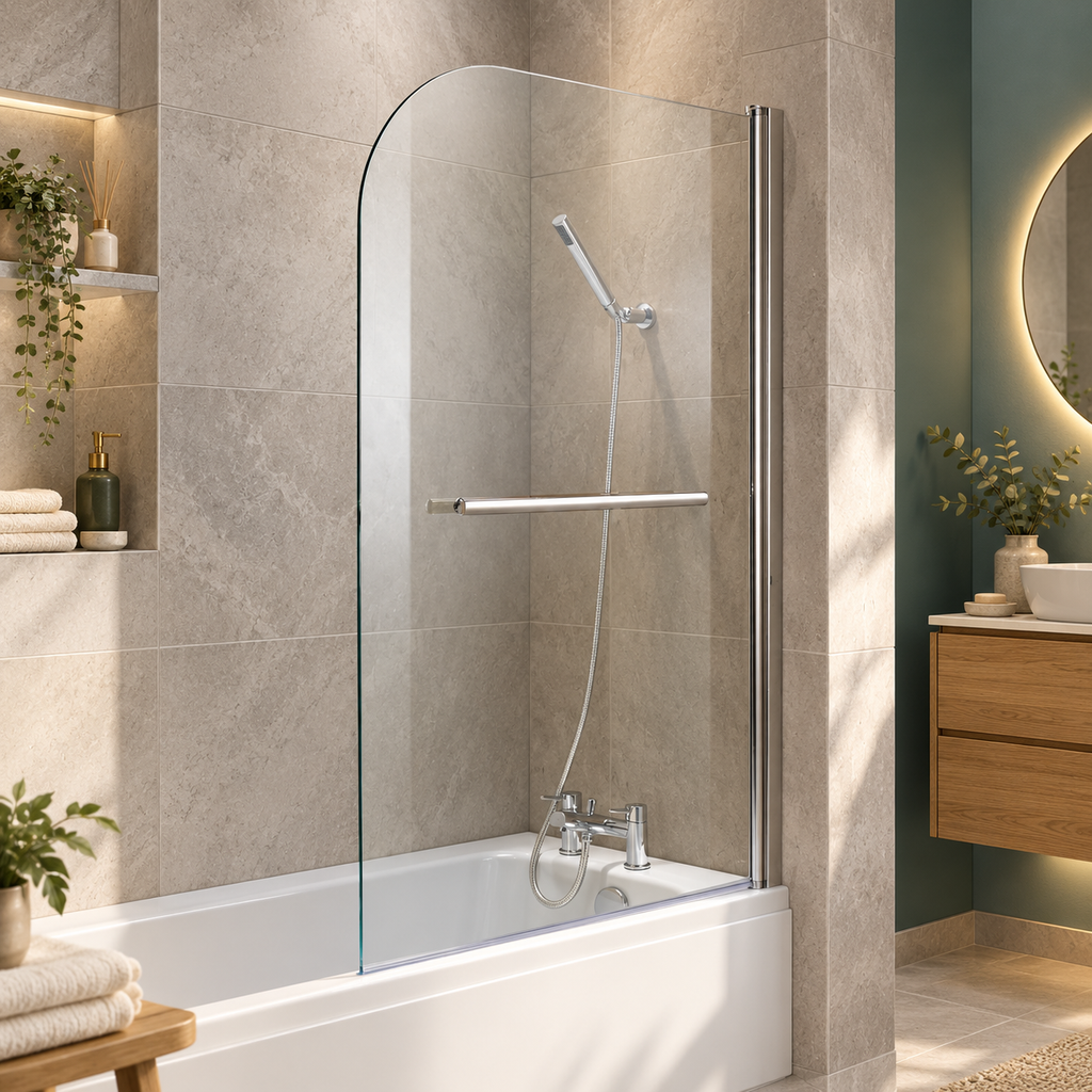 Ascent Radius Curved Bath Screen