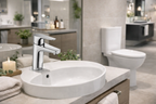 Roca Atlas Basin Mixer with Smooth Body