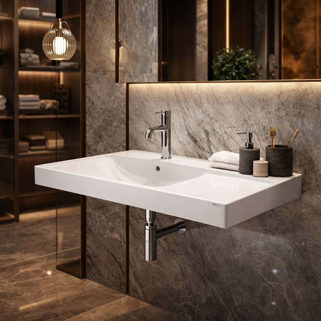 Roca Ona 800 x 460mm Tap Hole Basin
