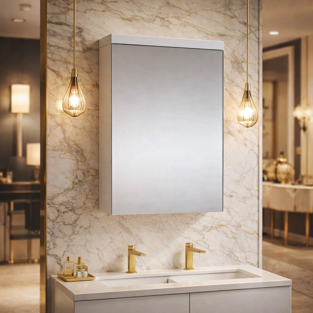 Eden 50 1-Door Mirror Cabinet