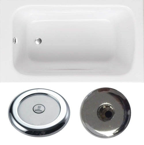 Dakota 1200 x 700mm Bath - Whirlpool Option 4