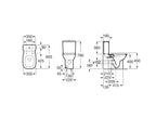 Roca Debba Square Rimless Close Coupled Pan - Open Back