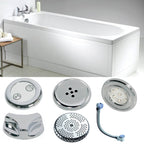 Ebony 1700 x 700mm Bath - Whirlpool Option 6