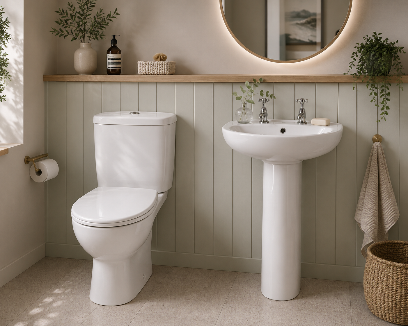 Ebony 4-Piece Cloakroom Set