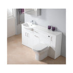 Eden Curved 1500mm 1-Piece Basin Combination