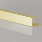 DuraPanel Aluminium End U Cap Trim 2500mm for 11mm Shower Wall Panels | 5 Colour Options