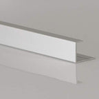DuraPanel Aluminium End U Cap Trim 2500mm for 11mm Shower Wall Panels | 5 Colour Options