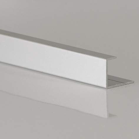 DuraPanel Aluminium End U Cap Trim 2500mm for 11mm Shower Wall Panels | 5 Colour Options