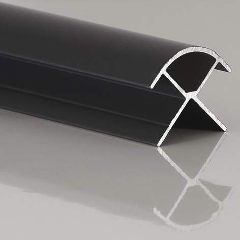 DuraPanel Aluminium External Corner Trim 2500mm for 11mm Shower Wall Panels | 5 Colour Options