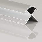 DuraPanel Aluminium External Corner Trim 2500mm for 11mm Shower Wall Panels | 5 Colour Options