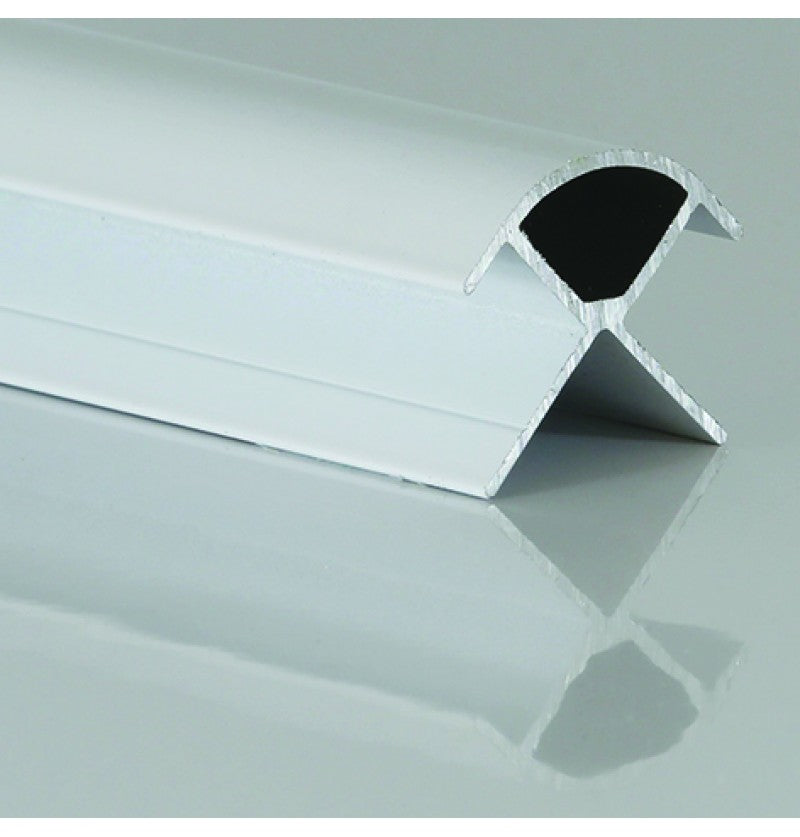 DuraPanel Aluminium External Corner Trim 2500mm for 11mm Shower Wall Panels | 5 Colour Options