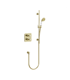 Burlington Guild Square Thermostatic Concealed Shower Set 1 - Gold