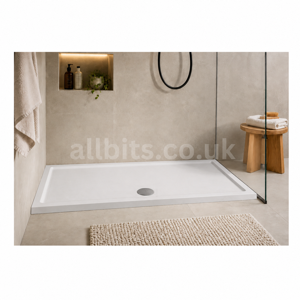 Genesis 40mm Anti-Slip Rectangular Shower Trays