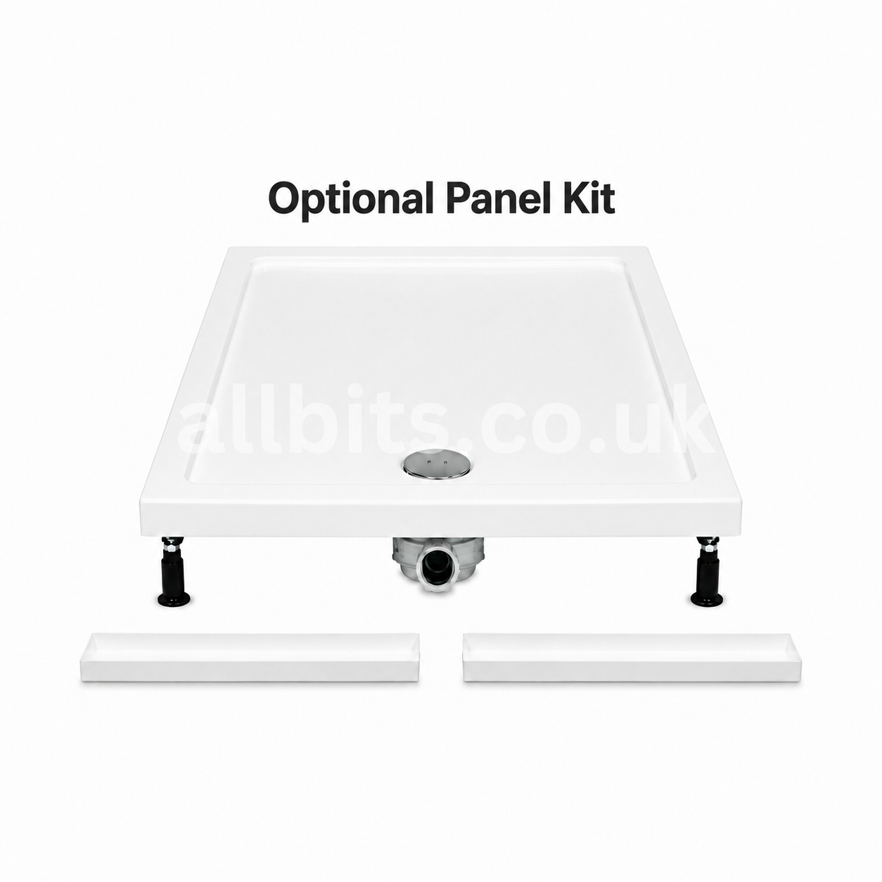 Genesis 40mm Anti-Slip Square Shower Trays