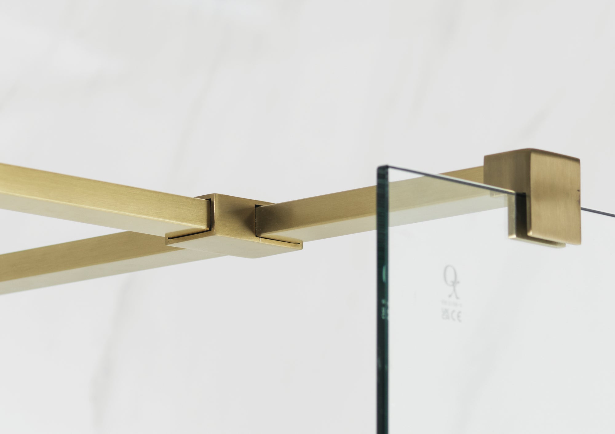Genesis Brushed Brass Showerwall