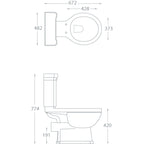 Grosvenor Close Coupled Pan and Soft Close Seat