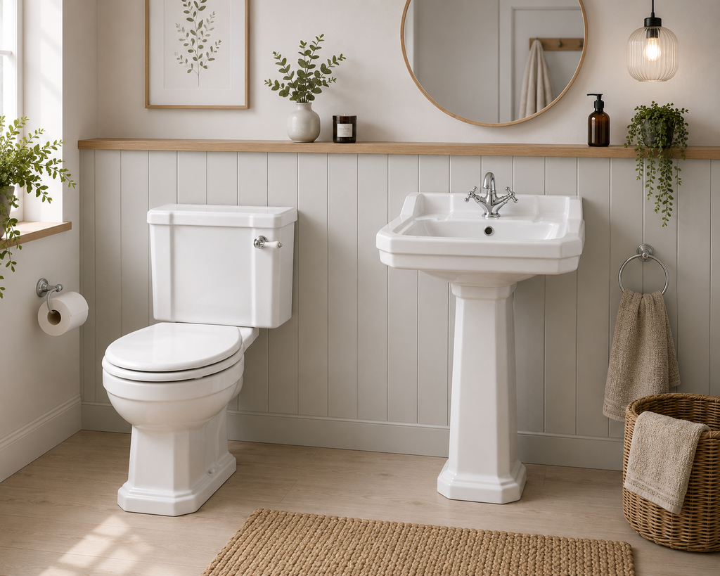 Grosvenor Traditional 4-Piece Bathroom Set