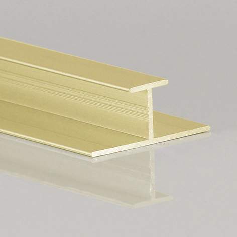 DuraPanel Aluminium H Join Trim 2500mm for 11mm Shower Wall Panels | 5 Colour Options