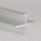DuraPanel Aluminium H Join Trim 2500mm for 11mm Shower Wall Panels | 5 Colour Options