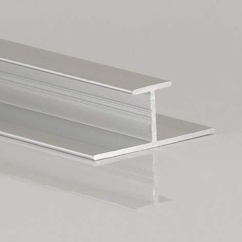 DuraPanel Aluminium H Join Trim 2500mm for 11mm Shower Wall Panels | 5 Colour Options