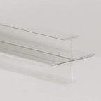 DuraPanel Aluminium H Join Trim 2500mm for 11mm Shower Wall Panels | 5 Colour Options