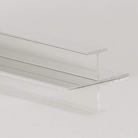 DuraPanel Aluminium H Join Trim 2500mm for 11mm Shower Wall Panels | 5 Colour Options