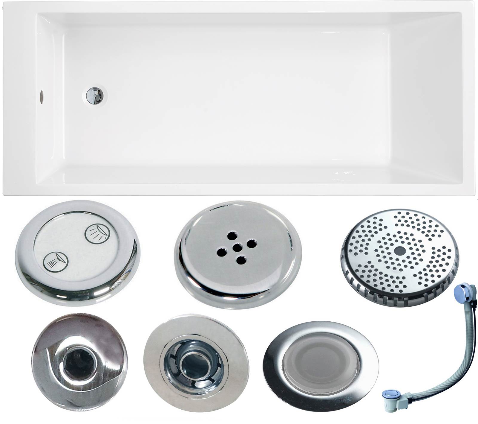 Indiana Single Ended Bath - Whirlpool Option 6